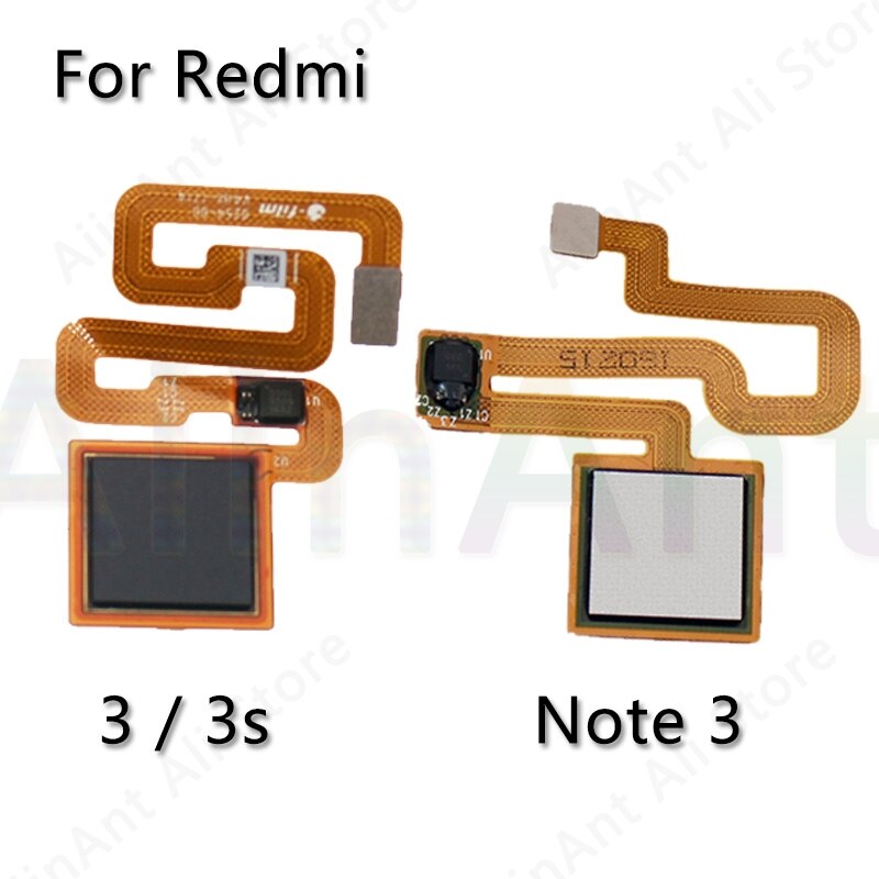 Cable flexible Original para Xiaomi Redmi Note 3 3s Pro, Sensor de huella dactilar, botón de inicio trasero