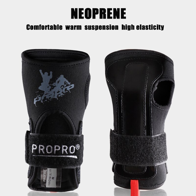 Propro sport handstütze zum skifahren, snowboarden und radfahren, handgelenkstütze, handflächenschutz, handrollerschutz, schutzausrüstung für unisex