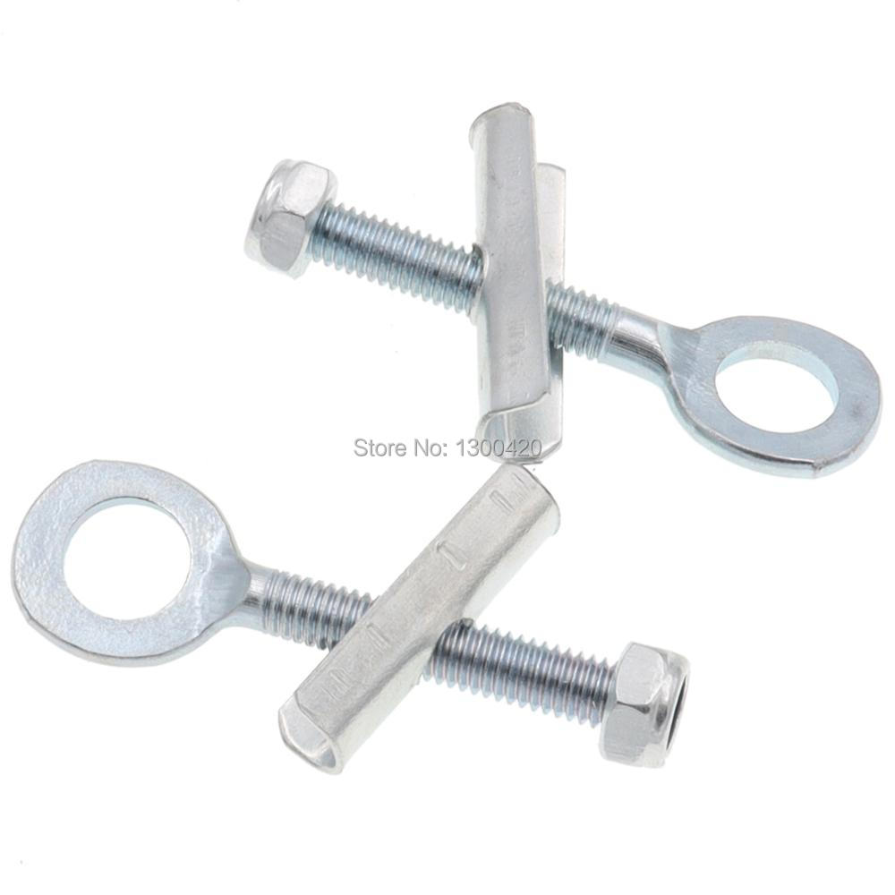 1 Paar Achterwiel As Gat Kettingspanner Richter Voor 49cc 2-Takt 4-Takt Mini Dirt Pit fiets