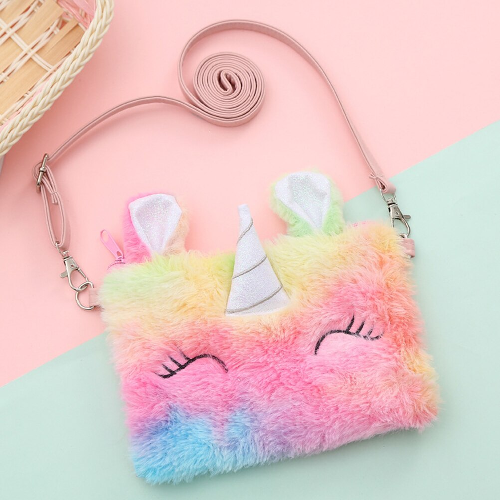 freundlicher Geldbörse Taschen Nette Einhorn Tiere Schulter Bote Taschen freundlicher Schlüssel Geldbörse Nette Prinzessin Mini Handtasche