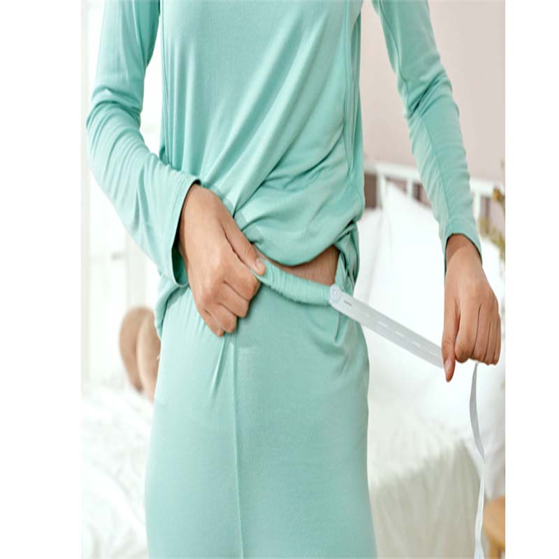 2pcs/set Maternity Nursing Pyjamas Long Sleeve Pregnant Women Side Front Open Sleepwear Breastfeeding Pajamas Set for Pregnancy