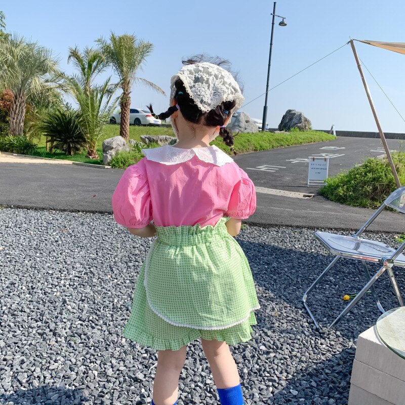 Milancel Zomer Meisjes Broek Koreaanse Mode Plaid Casual Kleding