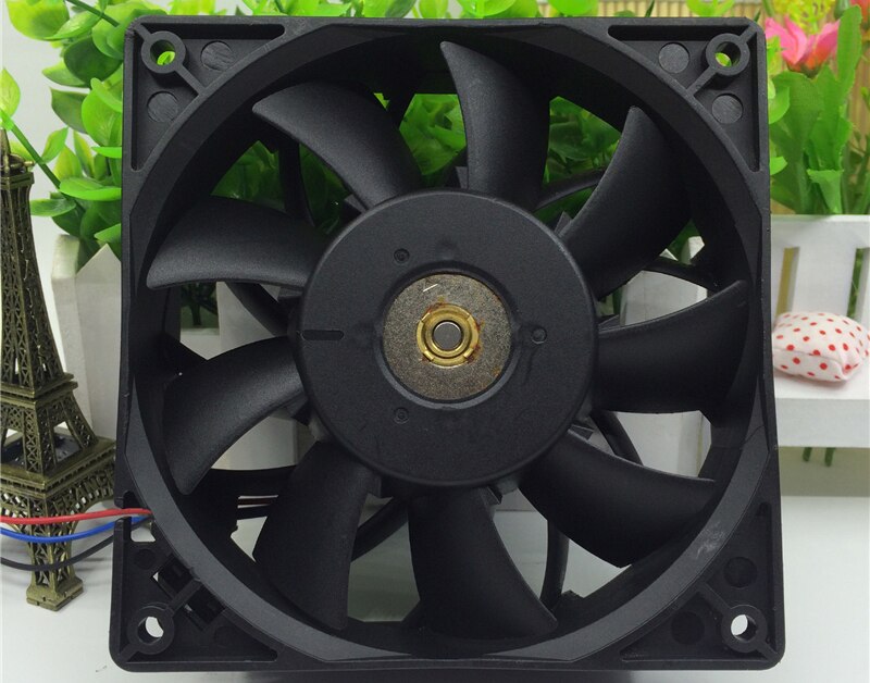 Delta ffb 1212 ehe 12v 3a 36w 12cm 12038 3- wire stor luftkøleventilator 4200 rpm 190.3 cfm dobbelt kugleleje luftblæser