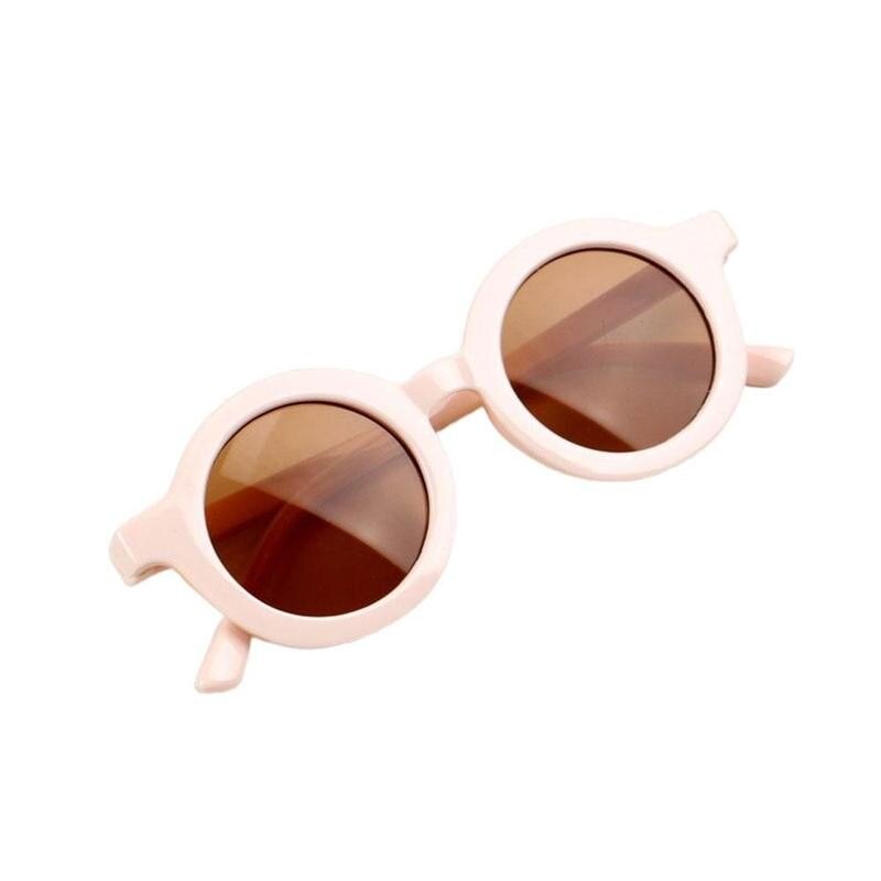 Gafas de sol redondas Retro Para Niños y Niñas, lentes de sol con protección UV, clásicas, de protección, Vintage, color O1X0