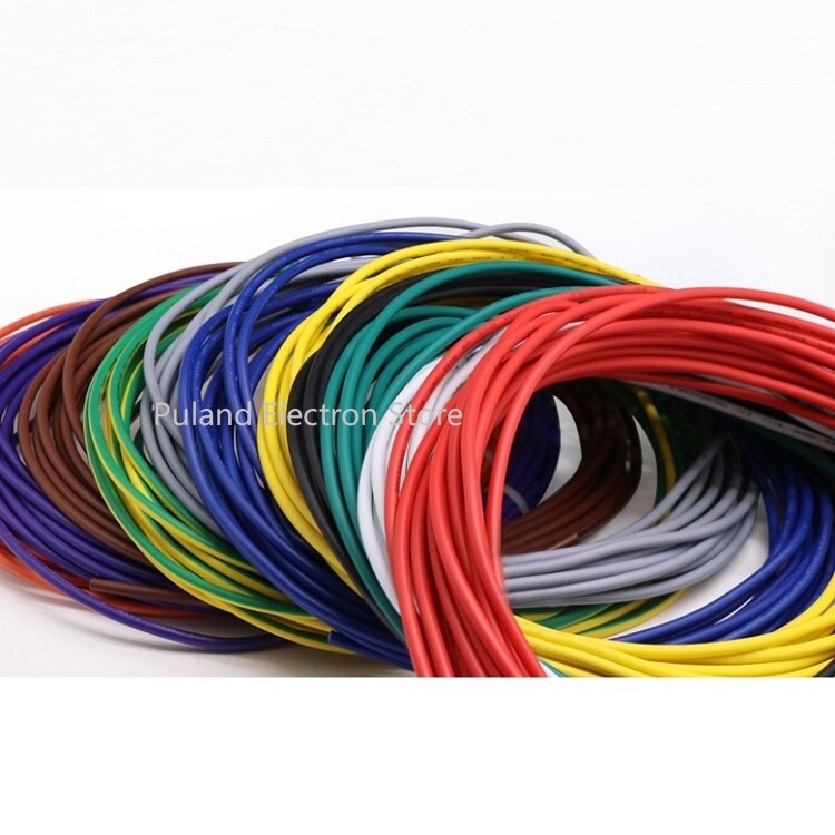 12AWG UL1015 Pvc Draad Od 3.9Mm Geïsoleerde Ofc Vertind Koper Elektron Dirigent Kabel Lamp Milieu Diy Lijn Kleurrijke 600V