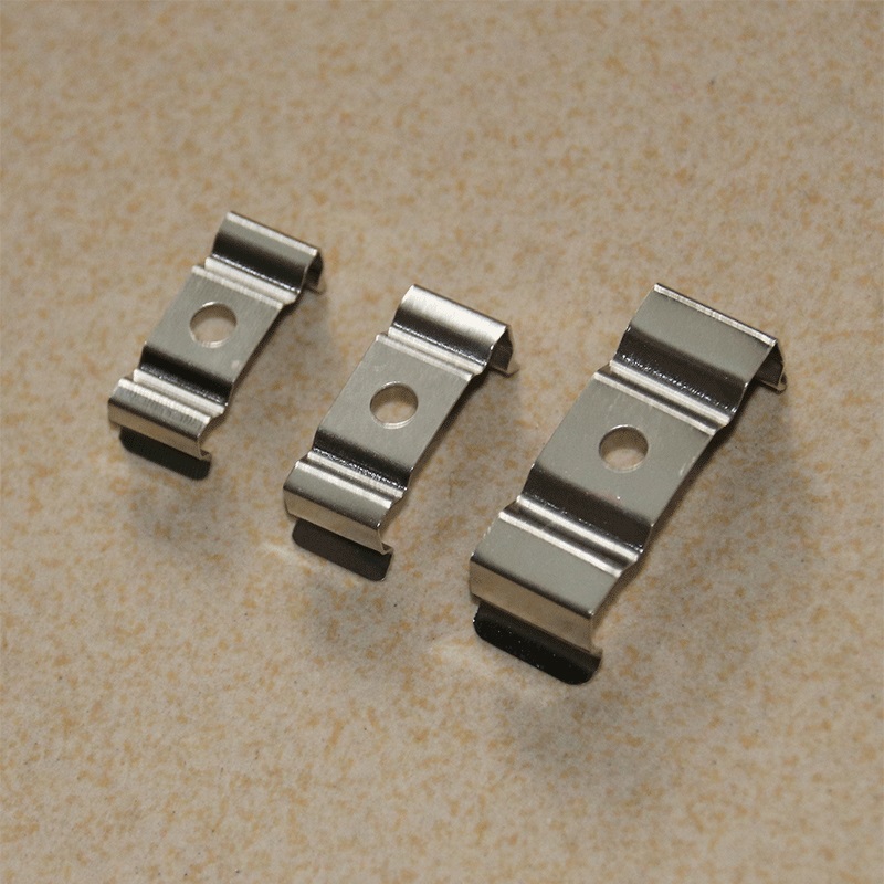 Camal 5pcs/lot Chrome T4/T5/T8 LED Fixing Clips / Tube Clips Light Lighting Accessories Fixed Clip Fixing Bracket Nickel Plating