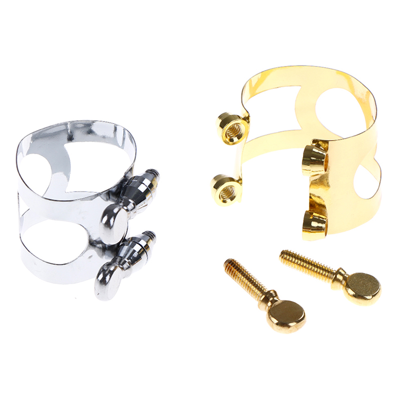 1 stück blattschraube für altsaxophon-mundstück, metallclip-befestigung