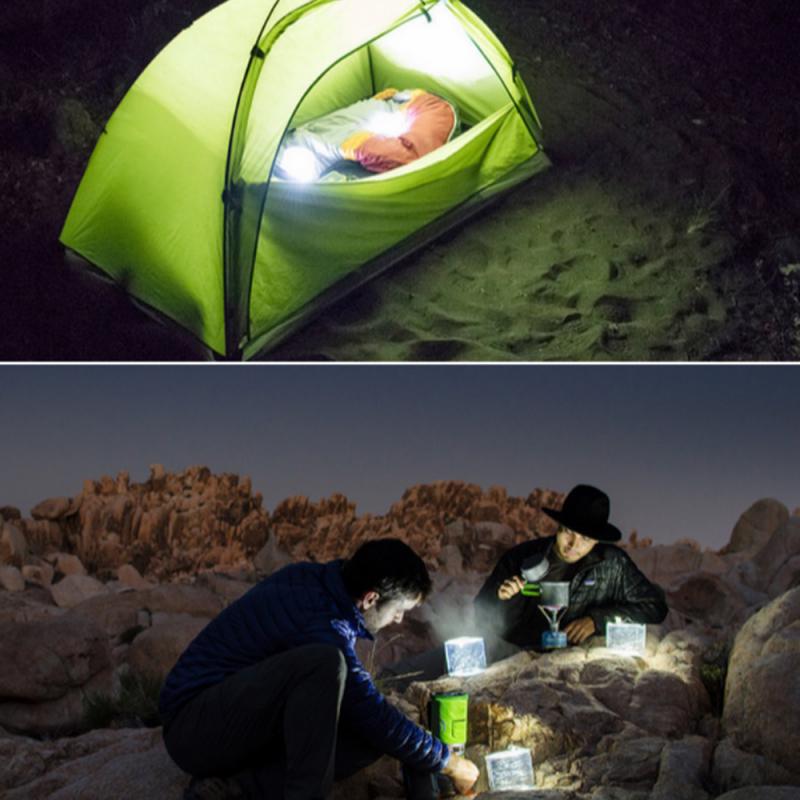 Inflatable Portable Light Lamp LED Portable Lantern Collapsible Tent Lamp Waterproof Outdoor Camping Hiking Light Tents