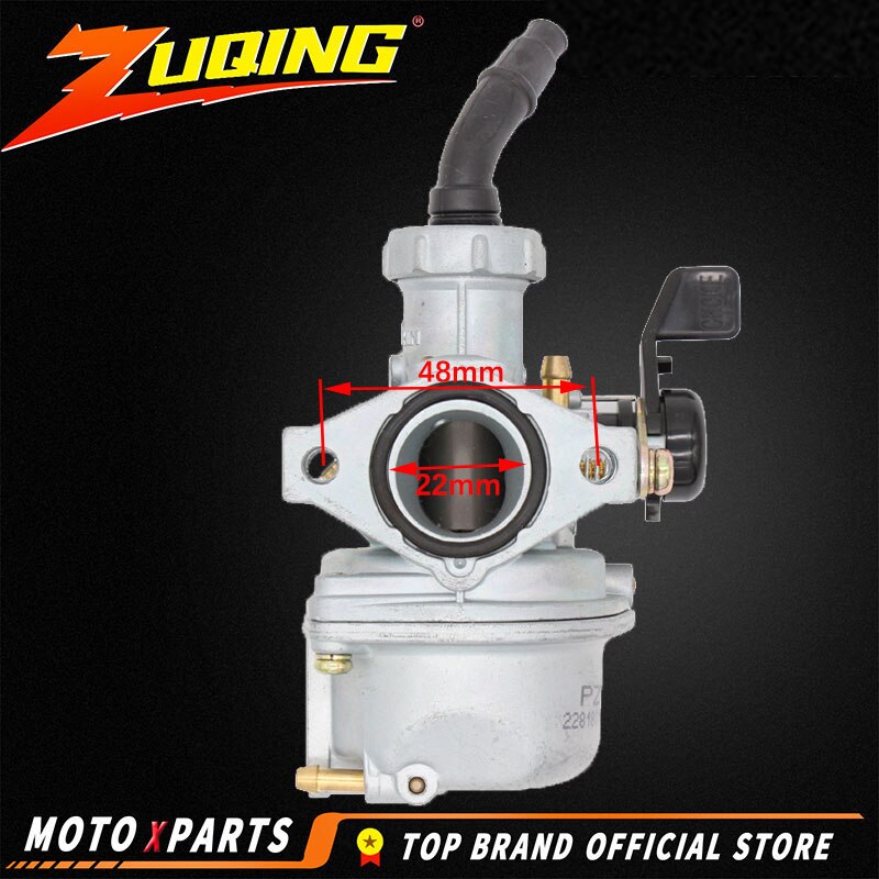 Carburateur PZ22 22mm pour moteur 125cc KAYO Apollo Bosuer Xmotos Kandi Dirt/Pit Bikes Monkey
