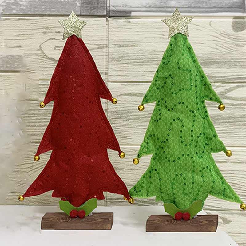 Mini Christmas LED tree with lamp decoration tree house desktop Christmas tree Party Table Decoration Year Home Decor
