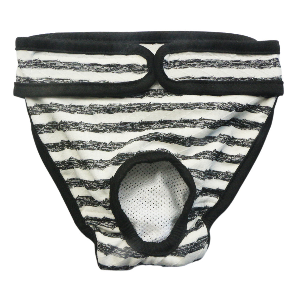 Couches pour hommes et femmes, sous-vêtements menstruels, culottes hygiéniques réutilisables pour petits chiens, pour la stimulation des règles: Gray / L