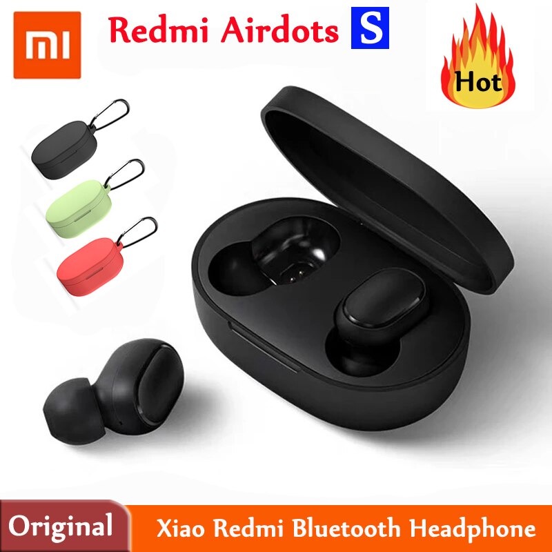 Originele Xiaomi Redmi Airdots S Tws Bluetooth Oortelefoon Stereo Bass Bt 5.0 Draadloze Koptelefoon Stereo Bass Oordopjes Mi