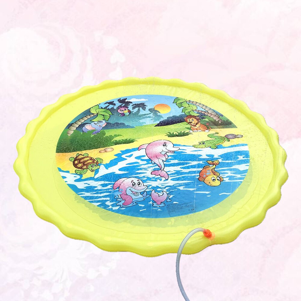 1pc sammenleggbare morsomme lekeputer vannspraymatte spraypute for barn