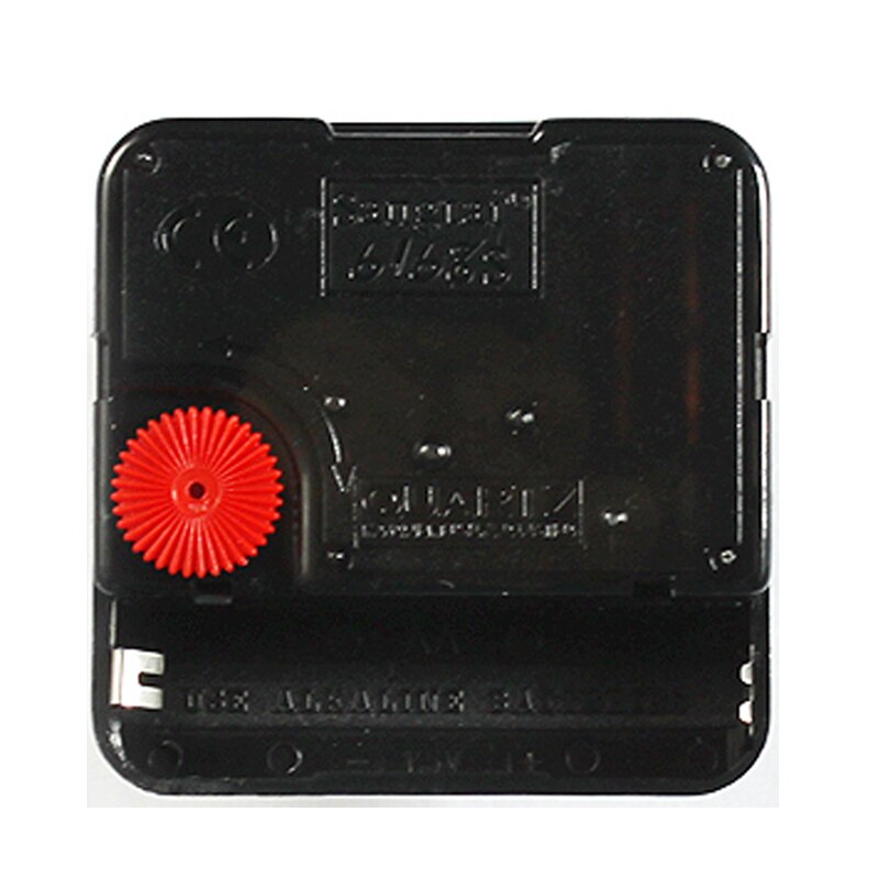 6168 S 6mm Schroef as lengte Quartz Met 27 # Zwart lange Handen noten Plastic Sweep Beweging Klok Accessoire DIY Klok Kits