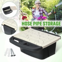 Garden Hoses Reel Water Pipe Box Multi-Function Storage Garden Tool Rack Portable Sealed Dividing part durable 35x32x14.5CM