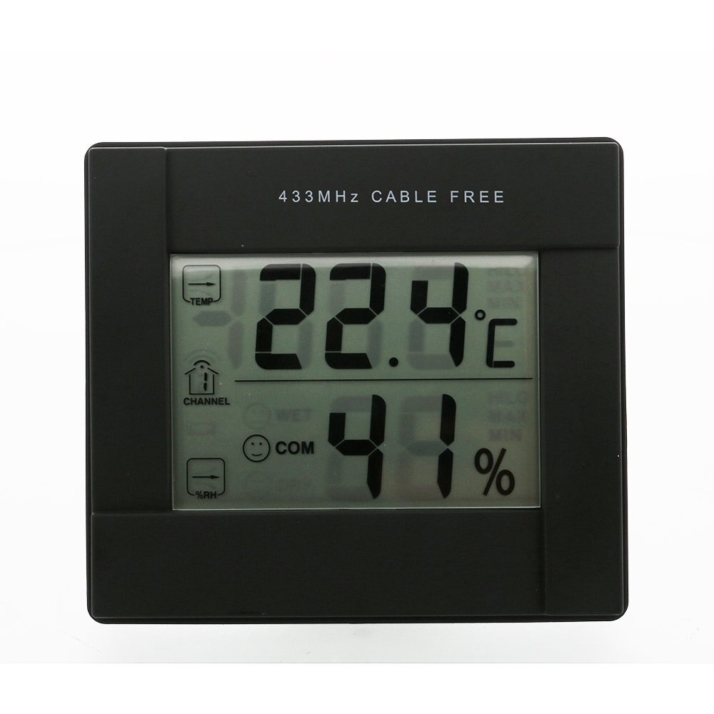 Digital Thermometer and Hygrometer with Remote Sensor Greenhouse Temperature and Humidity Meter Monitoring System Grower&#39;s Edge