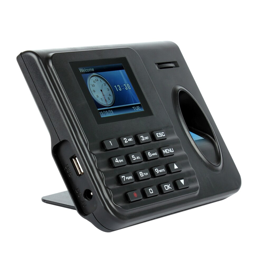 r LCD U Disk Excel Output Standalone Fingerprint Time Clock Biometric Attendance Machine Optional TCP/IP