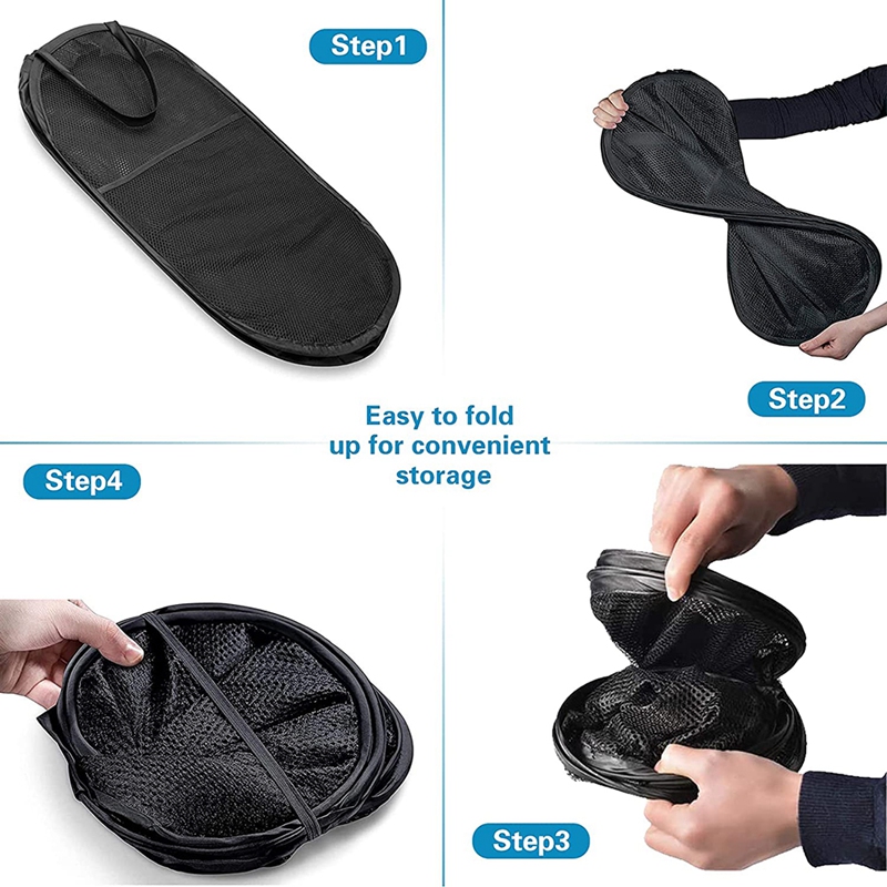 Opvouwbare Wasmand Mesh, Opvouwbare Wasmand, Draagbare Mesh Wassen Wasmand Bag Voor Thuis Kinderen