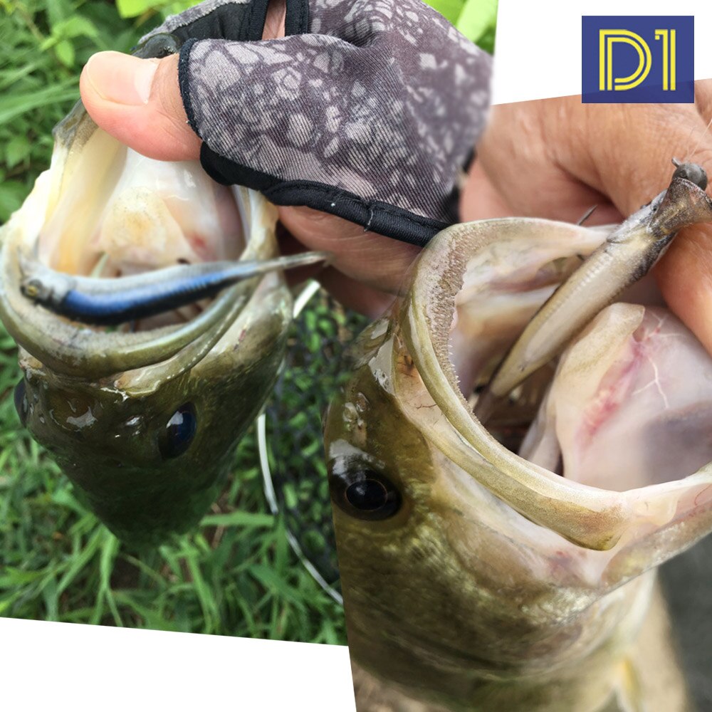 D1 Karper Vissen Zachte Lokken Met Lip 85Mm Drift Zoetwater Aas Leurre Souple Rollende Actie Pesca Zwart Bas Baars visgerei
