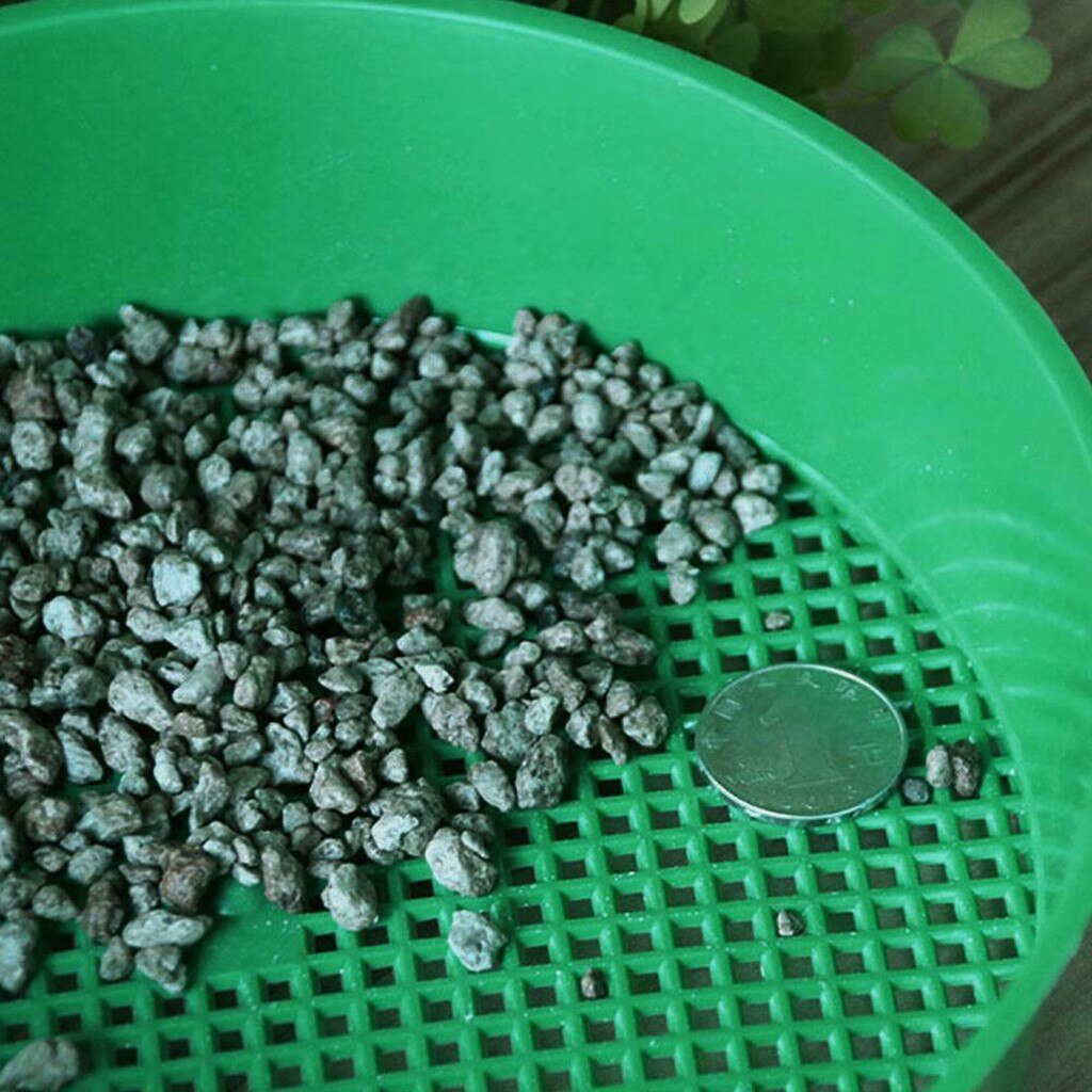 Garden Soil Filter Jardin Net Sifter Plastic Soil Sieve Filter Mesh for Plant Soil Stone Sifting Home Garden Tools