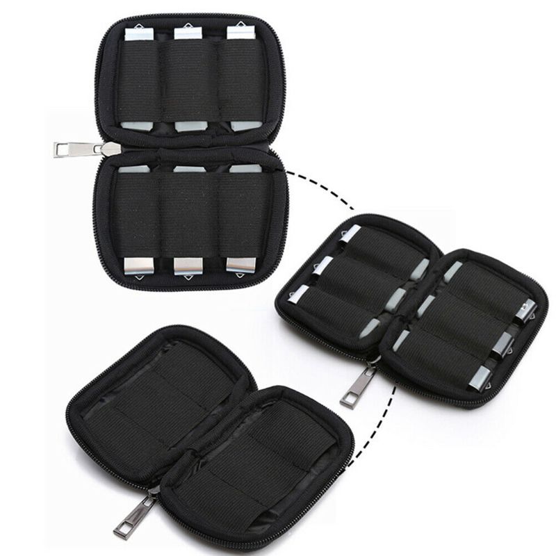 U Disk Holder-estuche organizador de unidad Flash USB, bolsa de almacenamiento anticaída S/M/L, bolsa de almacenamiento protectora a prueba de polvo a prueba de golpes para viajes