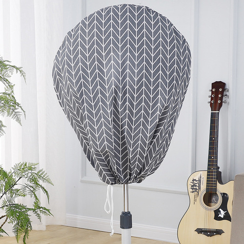 Electric Fan Cover Dust Cover Drawstring Washable Cartoon All-inclusive Appliances Floor Desktop Round Beautiful Fan Protective: 2