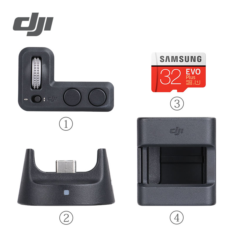 Dji Osmo Pocket Accessoires Uitbreiding Kit Voor Osmo Gimbal Stabilizer Controller Wiel & Draadloze Module & Accessoire Mount Onderdelen