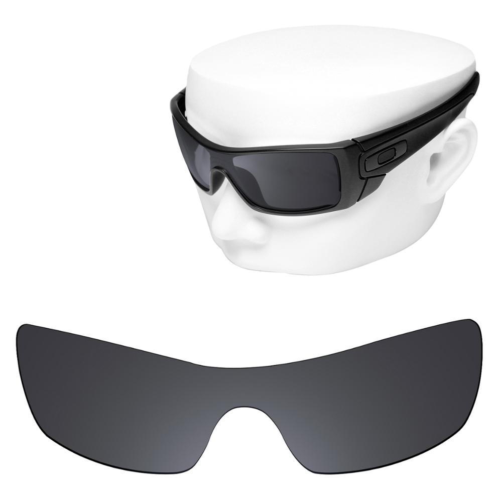 OOWLIT Gepolariseerde Vervanging Lenzen van Black Dark Grey voor-Oakley Batwolf OO9101 Zonnebril