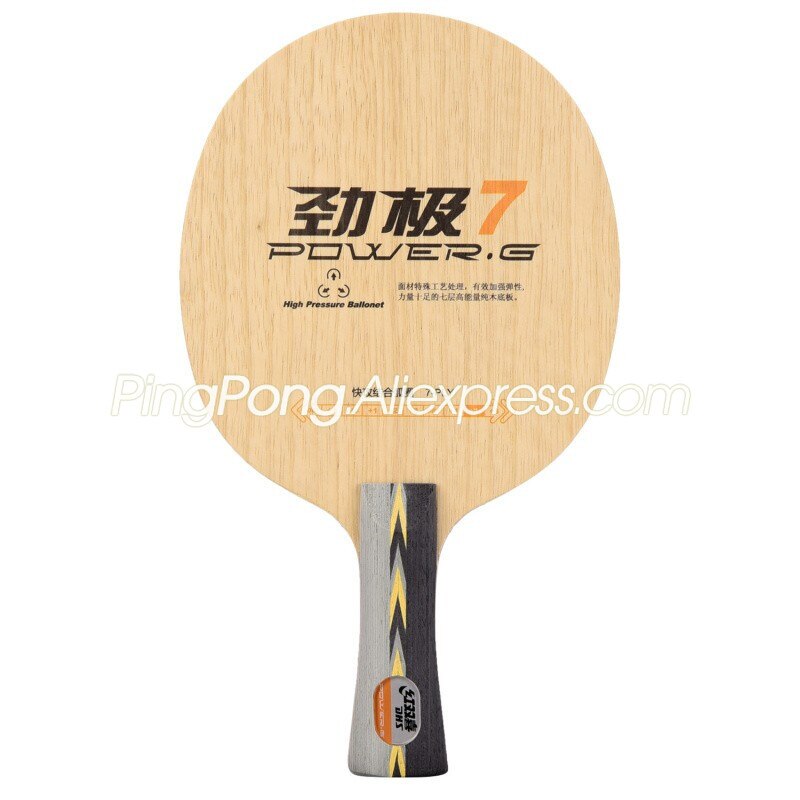 DHS POWER-G 7 / PG 7 (Ship with Box) DHS PG7 RACKET Table Tennis Blade Original DHS Ping Pong Bat / Paddle