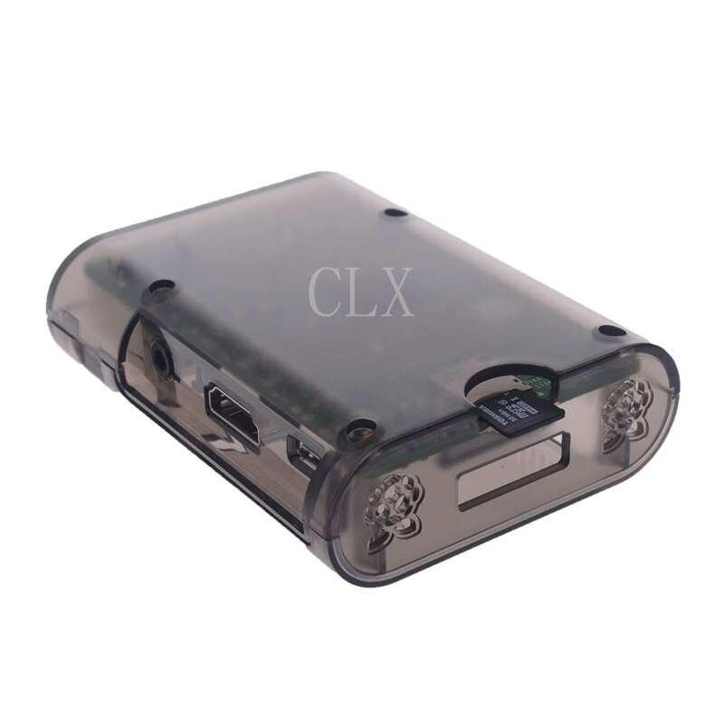 Carcasa Raspberry Pi 3 B +, Raspberry Pi Rpi 3, carcasa, carcasa Raspberry Pi 3 B + carcasa acrílica para RPI 3B/3B +: black case