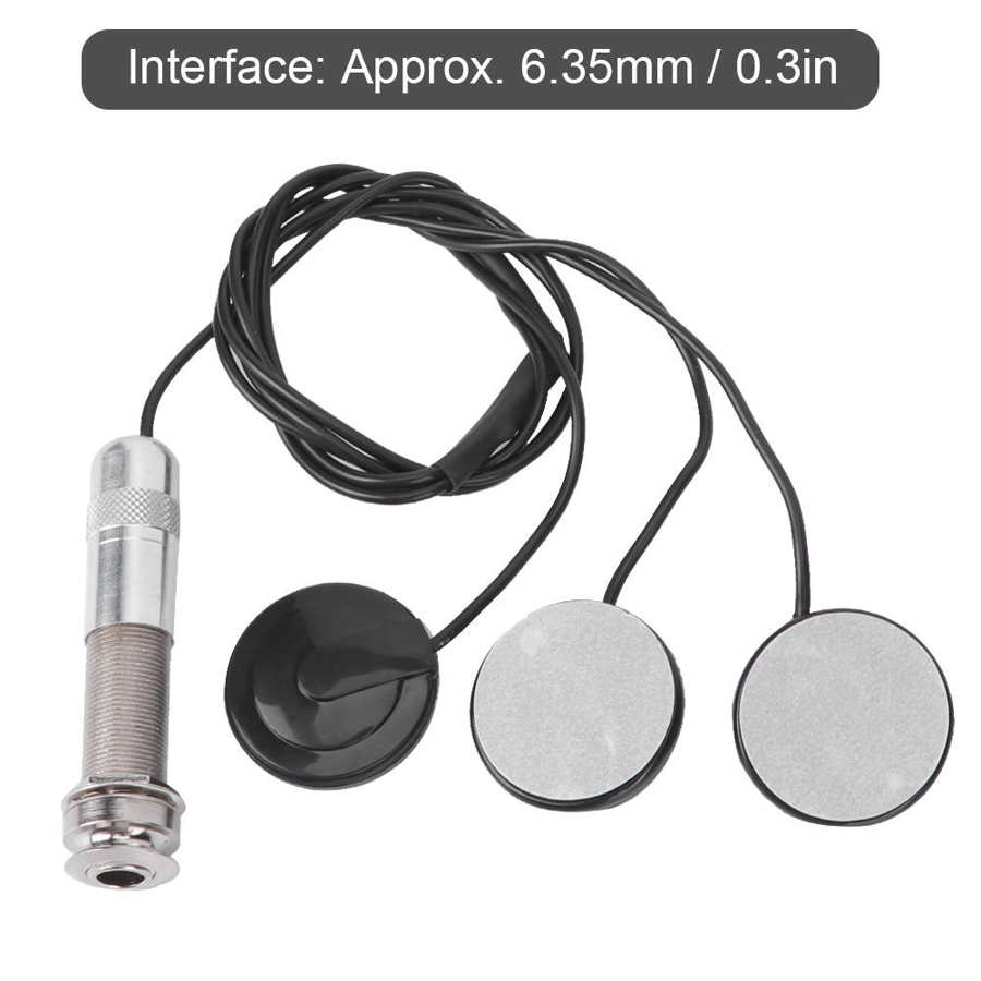 Piezo Pickup Piezo Pickup Transducer 3 Sensoren Voor Gitaar Muziekinstrument Accessoires Ukulele 6 35Mm