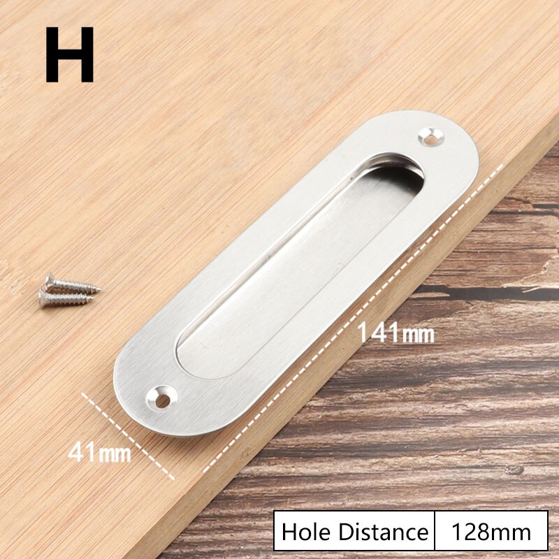 Moderne Onzichtbare Deur Handvat Ingebouwde Lade Eenvoudige Ronde Embeded Lade Deur Decor: H