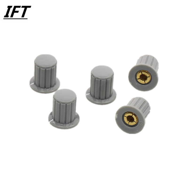 5 Stck 4mm Welle Dia EinfüGen Durcheinander Tonne Ader Potentiometer Steuer Knöpfe