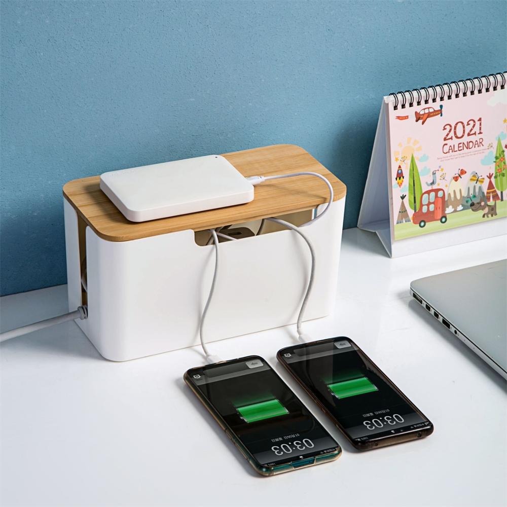 Plug Board Socket Storage Box Bracket Cable Home Decor Desktop Organizer Safety Plug Board Socket Container