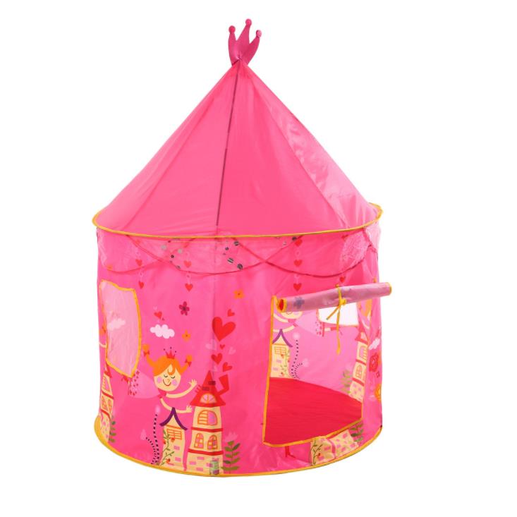 Tienda de juego plegable tipi prins pricess tienda plegable niños niño niña castillo cubby casa de juego niños regalos tiendas