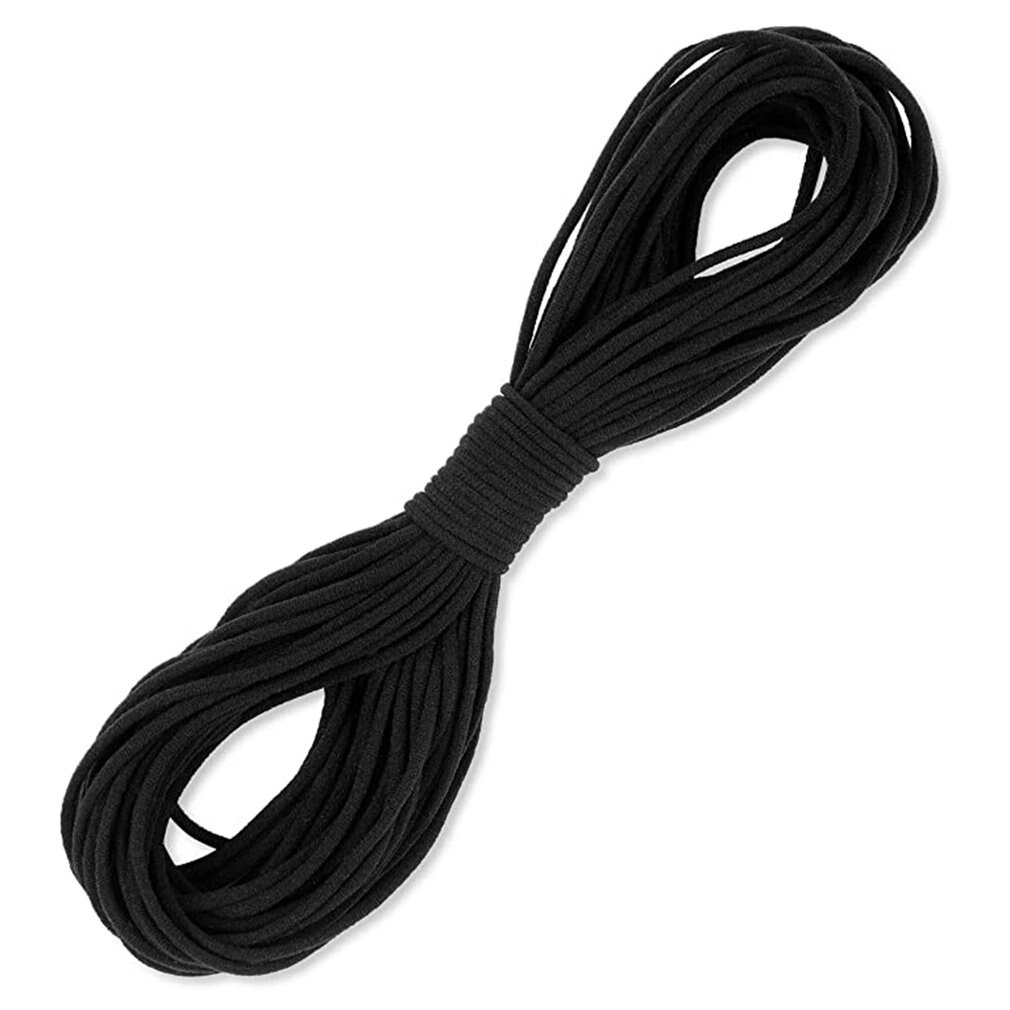 Maskmaterial 3mm 25m engångsmask rep ansiktsmask elastiskt band elastiskt sytråd gör-det-själv elastiskt band: Default Title