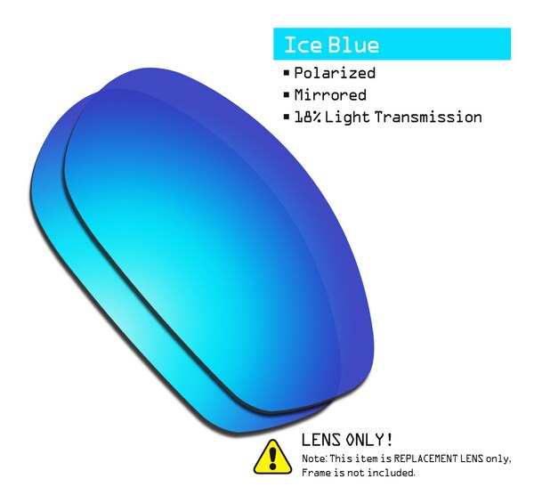 SmartVLT Replacement Lenses Polarized for Oakley Encounter Sunglasses - Multiple Pairs Packed: Ice Blue-ShieldCoat