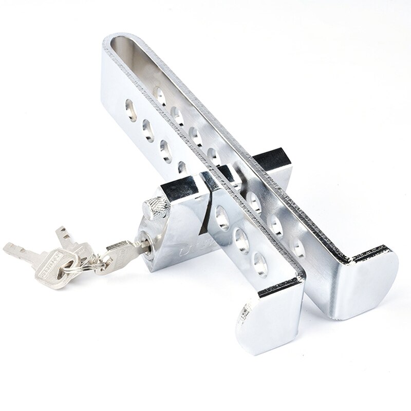 Verrouillage universel des pédales de frein et d'embrayage de voiture, accélérateur, accélérateur, sécurité, en acier inoxydable, outil antivol
