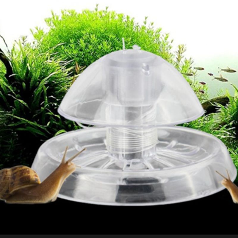 Home Fish Grass Tank Cleaning Tools Small Funny Snail Catch Equipment Aquarium Fish Plant Tank Plastic Snail Trap Catcher