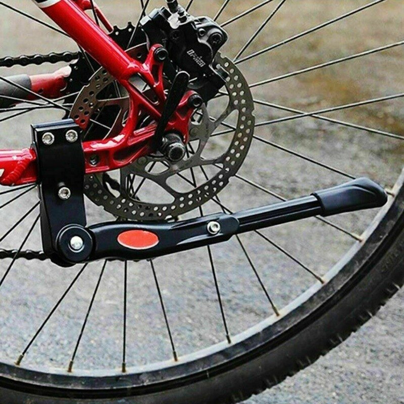 Road Bike Stand Cycle Prop Side Rear Kick Stand Heavy Duty Adjustable Mountain Bike Bicycle Bicycle Stand