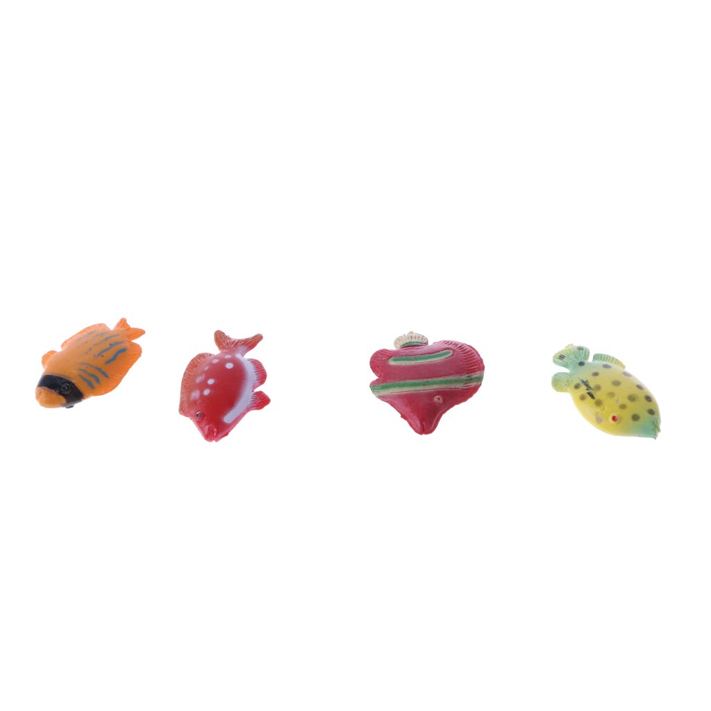 2x12-piece Plastic Marine Animal Fish Model Educational Toy Party Bag Fillers