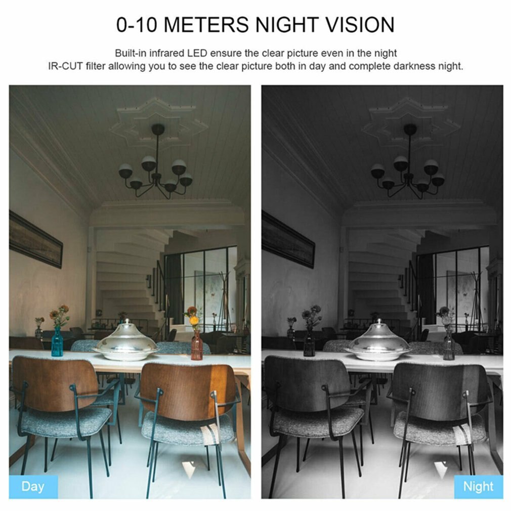 Smart Camera 1080P Draadloze Wifi Infrarood Anti-Diefstal Ip Camera Night Intelligente Surveillance Camera