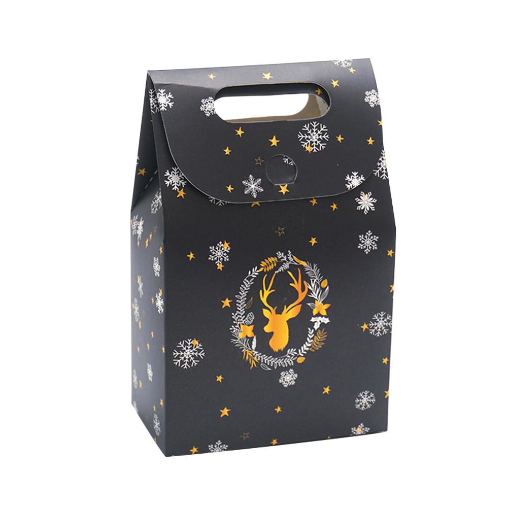 Candy Bag Night Sky Deer Paper Bag Christmas Box Chocolate Christmas Box Company To Employees or Customers: B