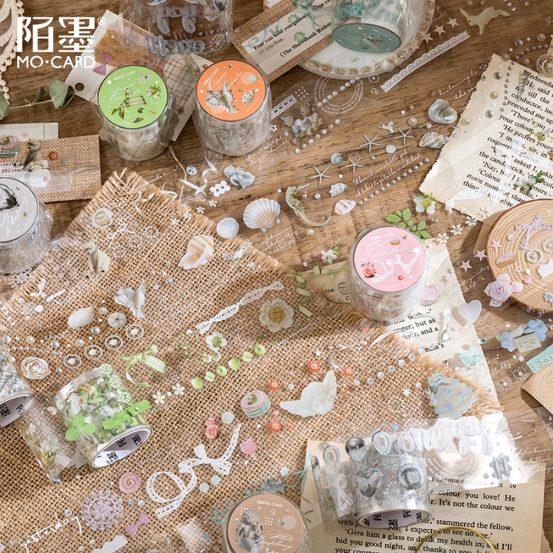 1 pz/1 lotto nastri adesivi decorativi movimento secolo Scrapbooking carta fai da te adesivi giapponesi 3m