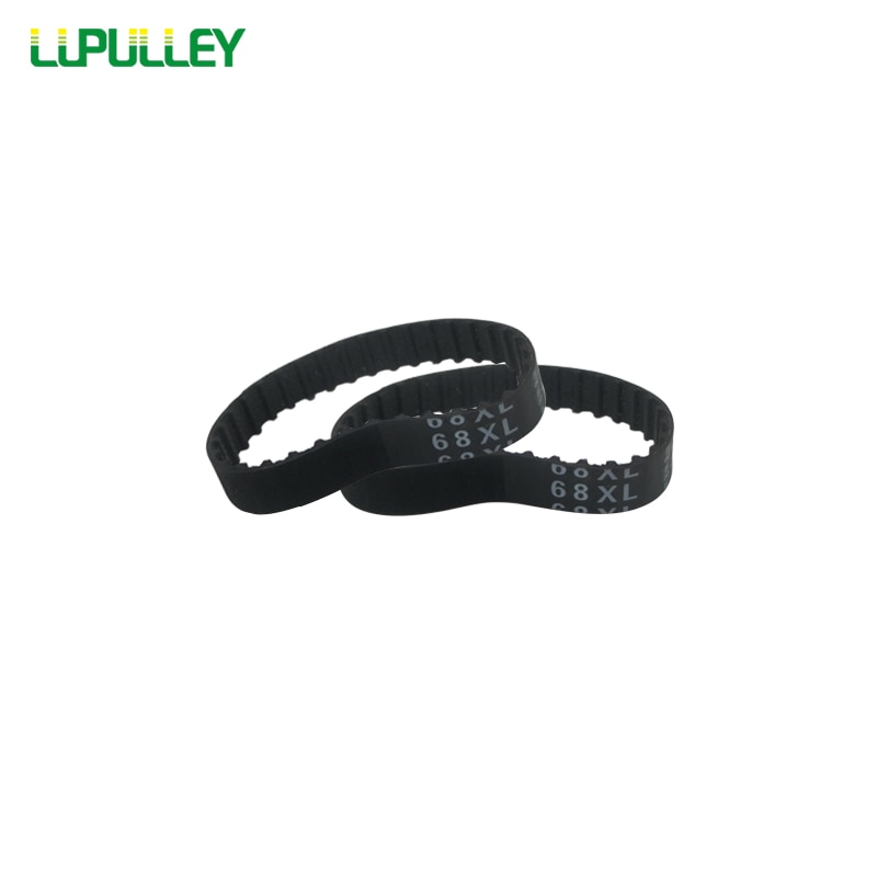 LUPULLEY XL Distributieriem Tandriem 60XL/64XL/68XL/70XL/72XL/74XL/76XL Type 5.08mm Pitch 10mm Breedte Zwart Rubber Closed-loop
