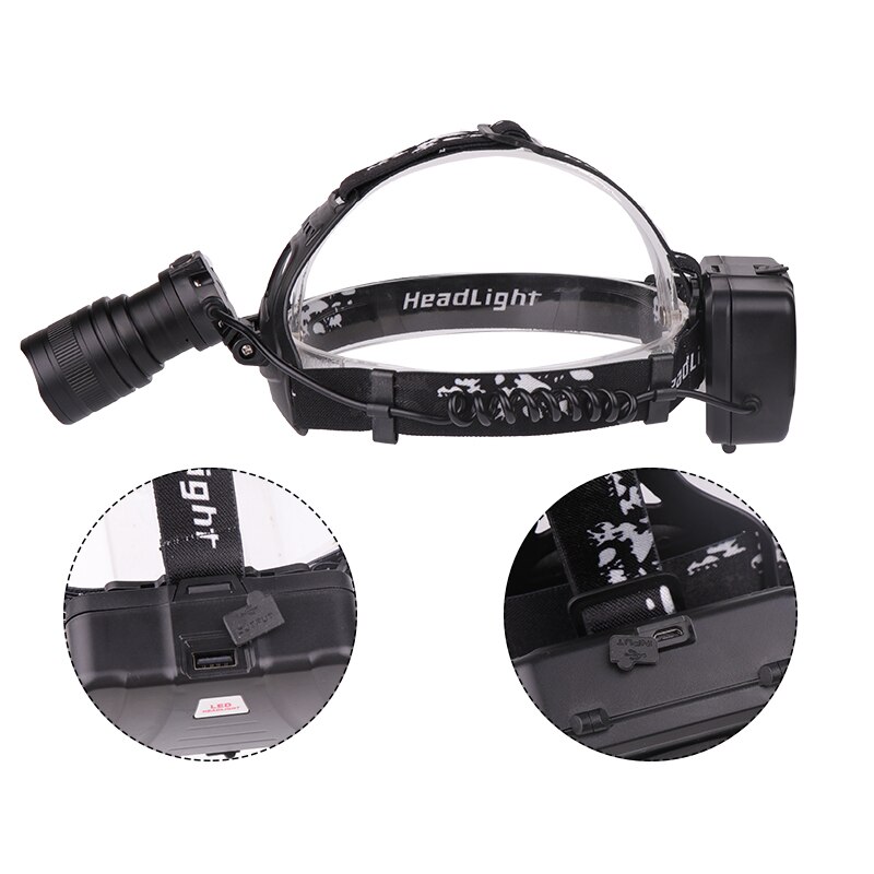 Super XHP180 Most Powerful Led Headlamp XHP160 High Power Led Headlight 18650 Rechargeable Head flashlight Usb Fishing Head Lamp