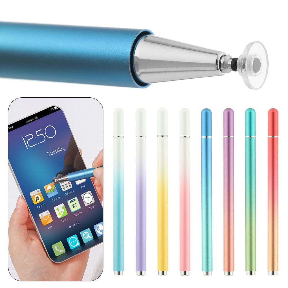 Gradient Color Stylus Pen Lightweight Replaceable Drawing Tablet Pens Capacitive Screen Stylus Touchpen Tablet Phone Accessories
