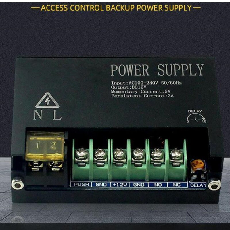 Access Control Power Supply Transformer Door Supplier Adapter Covertor System Machine DC 12V 5A AC 100~240V