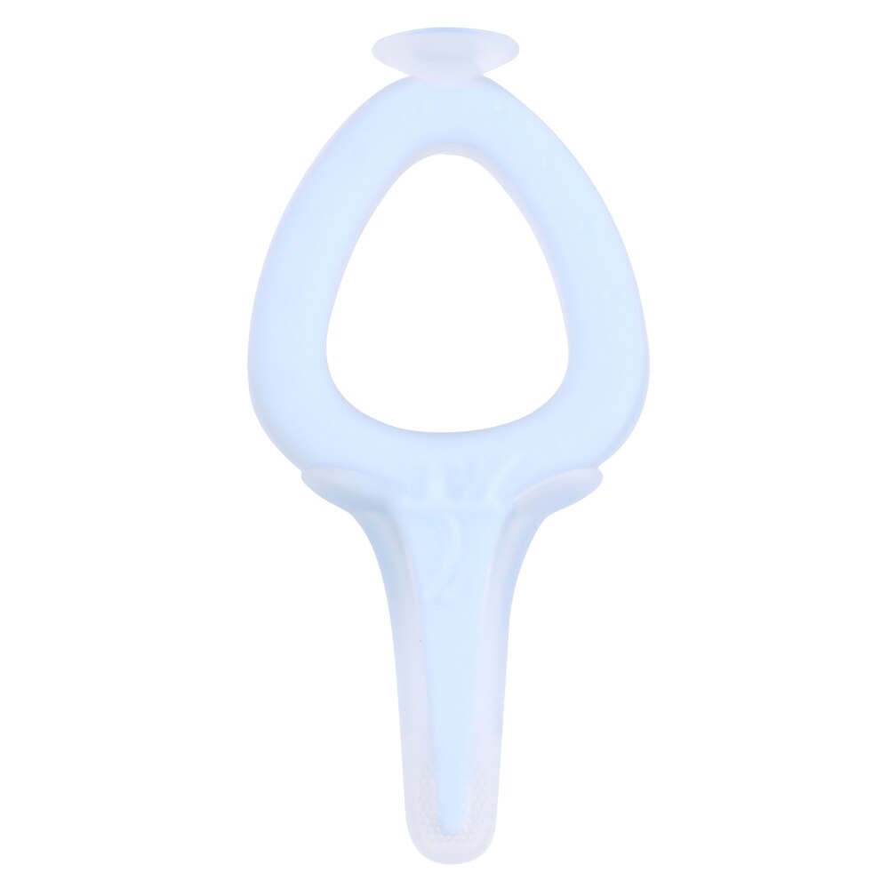 1PC bambin brosse à dents Silicone ventouse formation brosse à dents dents soins infirmiers brosse: Default Title