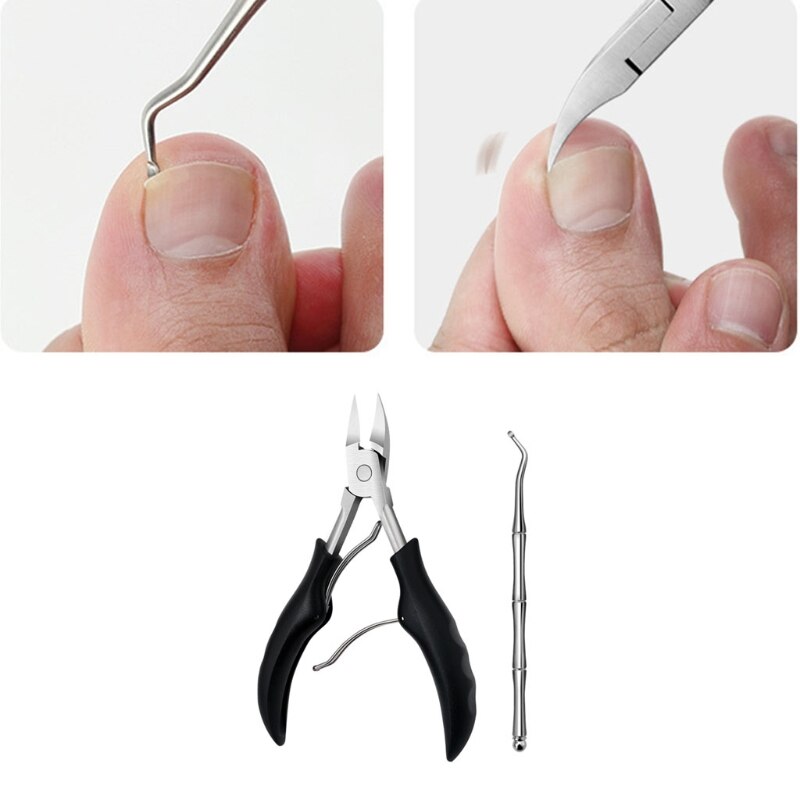 Podiatrist Toenail Clippers, Thick and Ingrown Toe Nail Clippers RXJC
